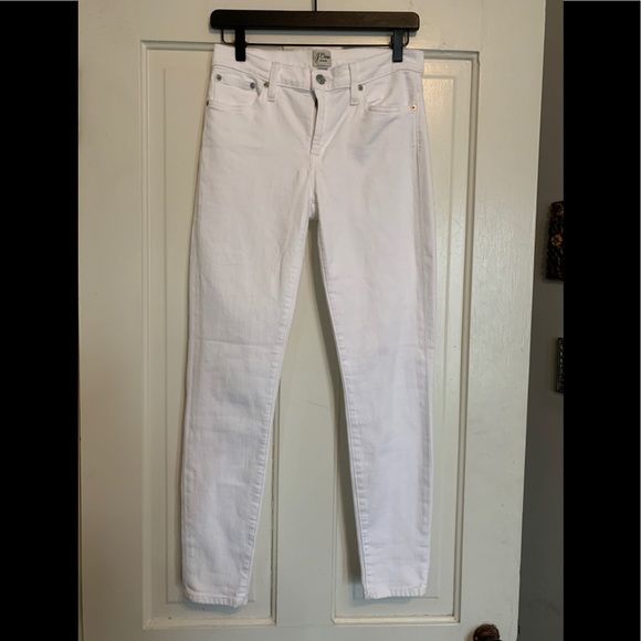 J.Crew Women’s 8" Toothpick Jean in White Size 28 09355 2020